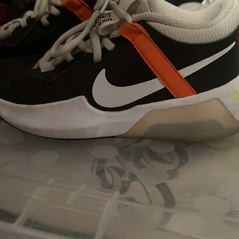 Nike Boys Black and White Shoes